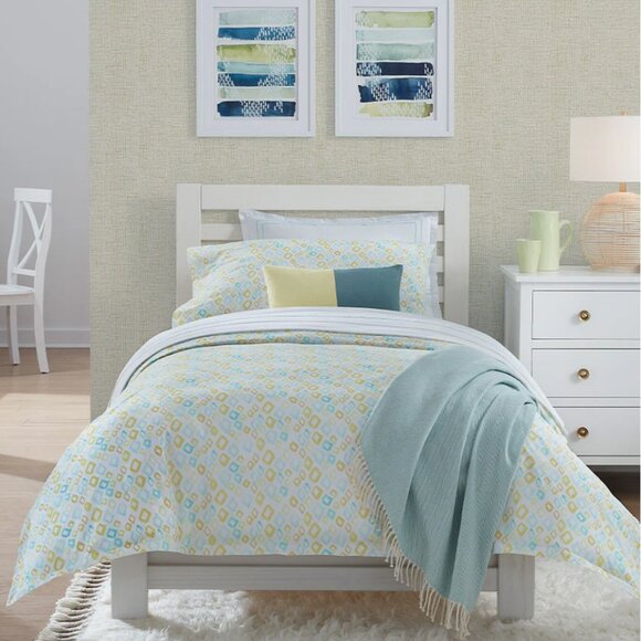Sferra Geometrico Duvet Cover-Twin Size - Picture 3 of 7